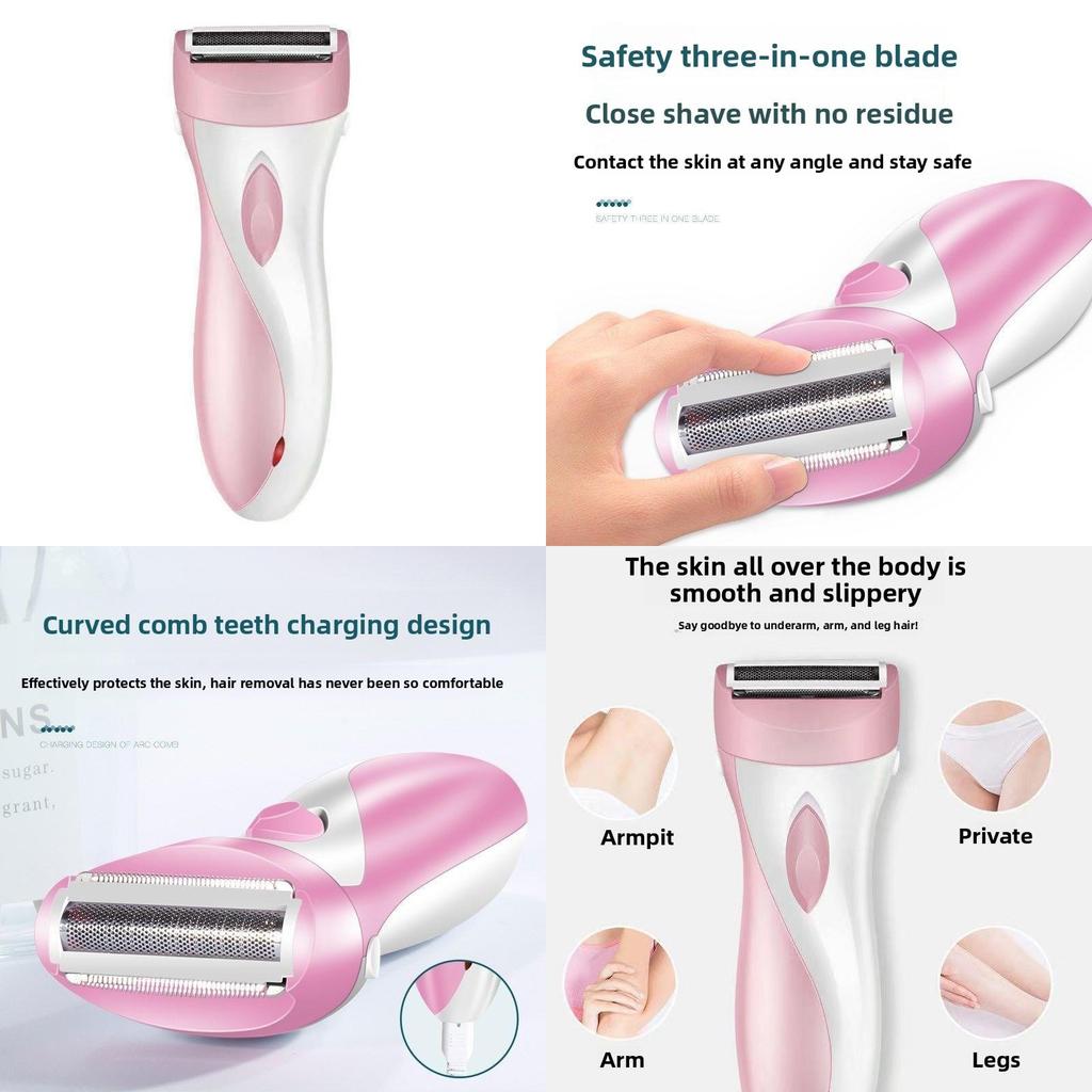 Female Electric Shaver For Private Parts With Washable Abs Body