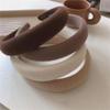 Elegant Korean Style Wide-Brimmed Sponge Headwear Headband For  Girls Hair Accessories