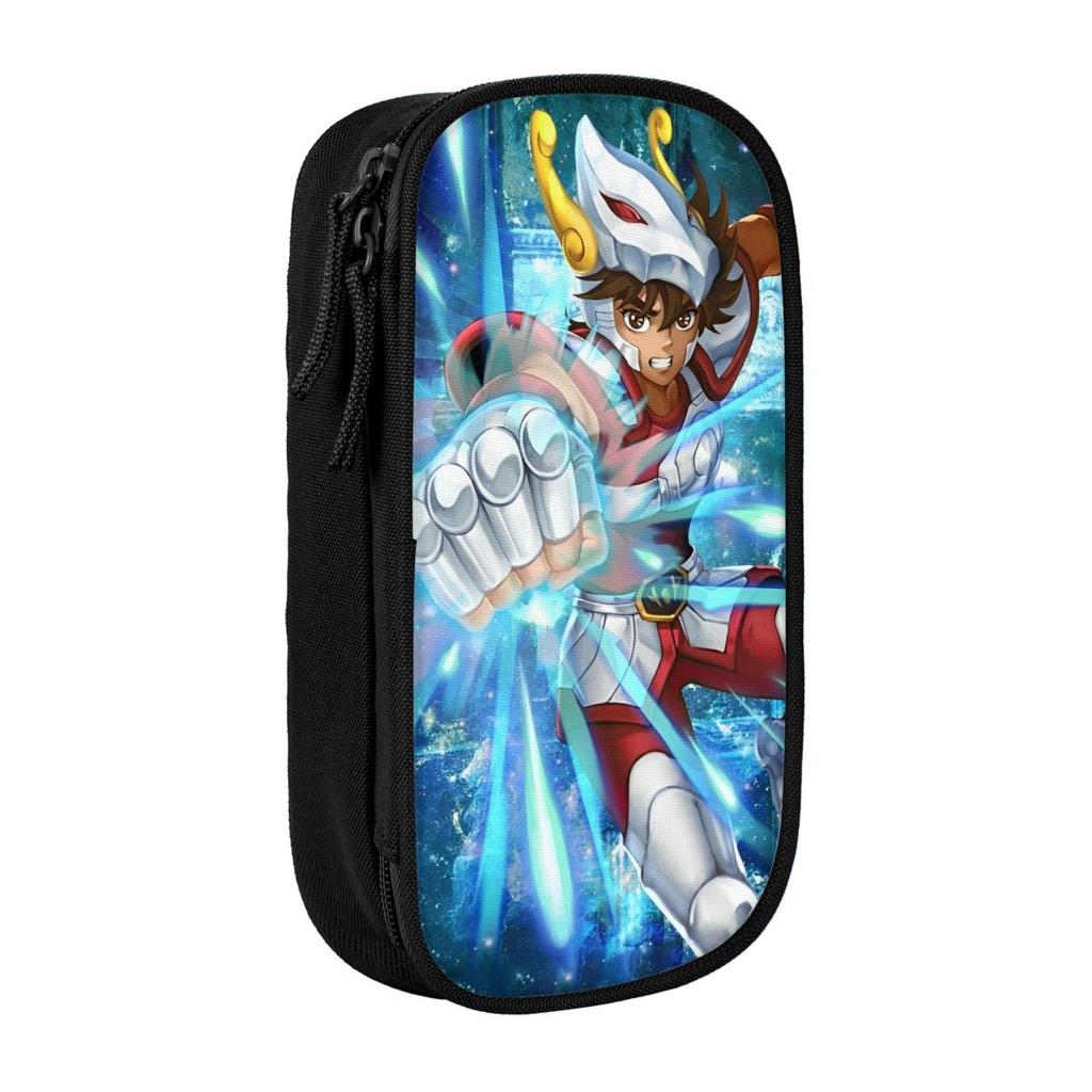 Saints Seiyas Pencil Cases The Celestial Charger Pencilcases Pen for Student Large Storage Bag Students School Gifts Stationery