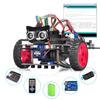 OSOYOO Arduino Model 3 DIY Robot Car Kit with UNO R3 Motor Line Ultrasonic Bluetooth IR Remote and Japanese Instruction Manual V2.0 Board, Shield,