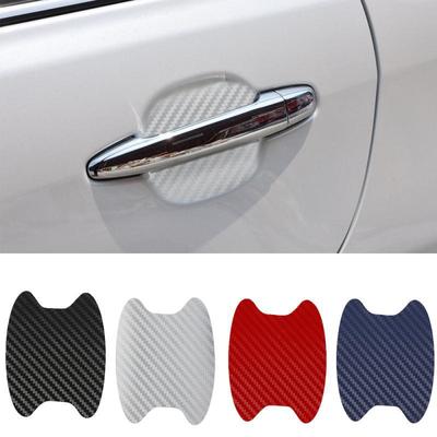 Car Door Sticker Carbon Fiber Scratches Resistant Cover Auto Handle Protection Film Car Exterior Styling Accessories Car Sticker