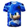 New Summer Cartoon 3D Print T-Shirt Quick Drying Short Sleeve Fashionable Boys' Girls' Tops
