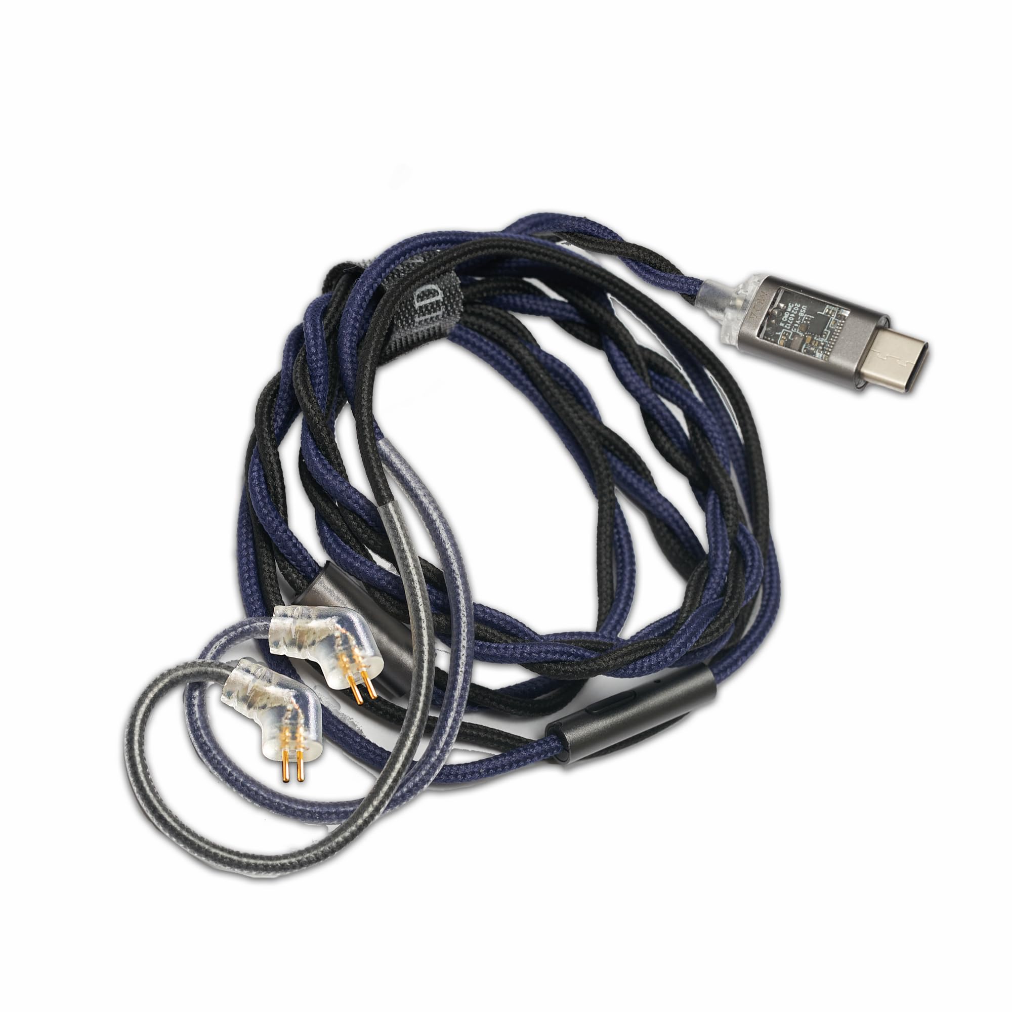 

Hidizs ST2 PRO DAC Digital Earphone Dark Blue USB-C Cable, 0.78mm 2-Pin, темно-синий