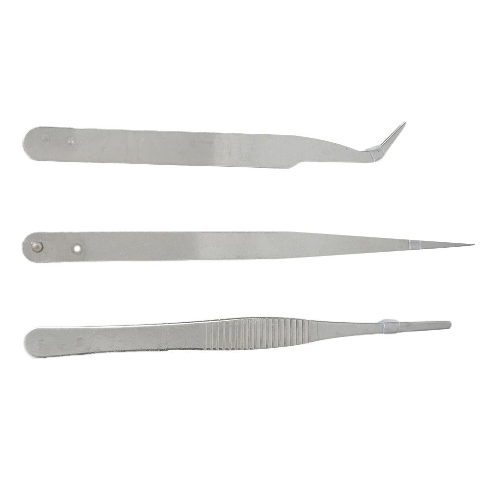 Tweezers Clips Home Hospital Tools 3 Pcs Accessories