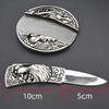 Men's Hip Hop Knife Belt Buckle: Smooth, Trendy, Fashionable Plate