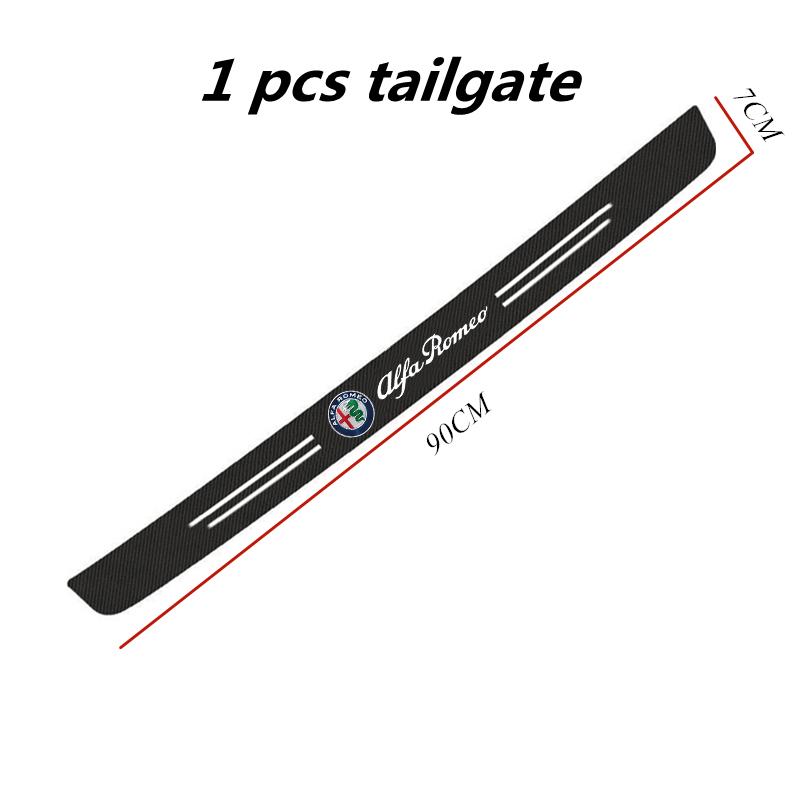 

Car Sill pedal Rear Bumper Protection Stickers For Alfa Romeo STELVIO Giulia 159 Giulietta 147 Mito 156 MTO Sportiva Accessories