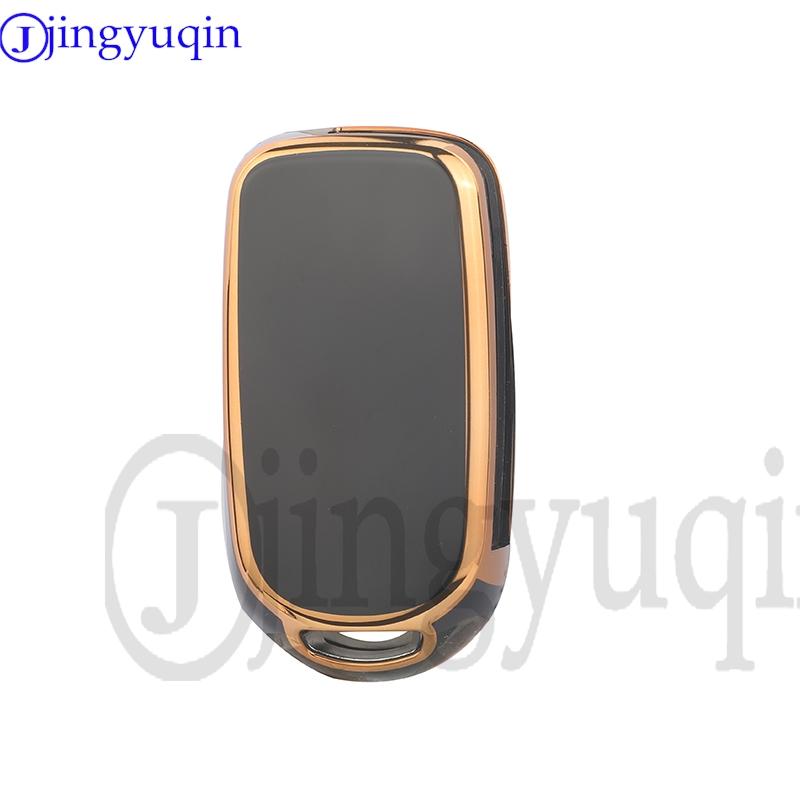 Jingyuqin New Tpu 3 Buttons Remote Car Key Case Fob For Fiat Tipo 500 Toro Cronos Egea 500X Strada Accessorie