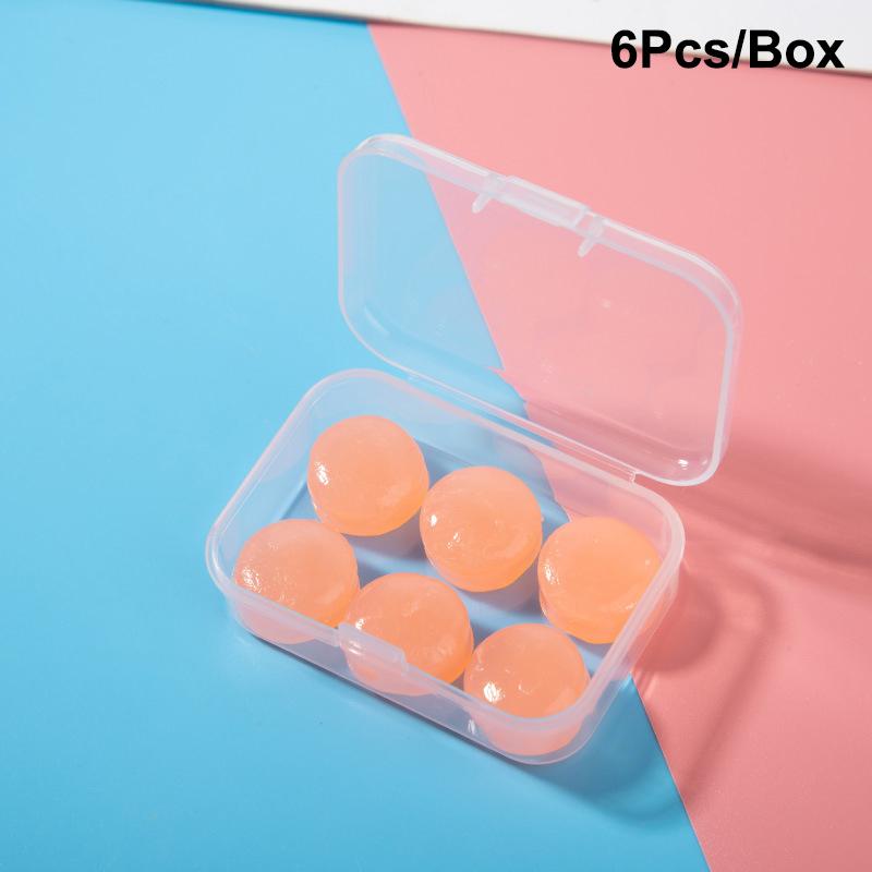 Силіконові беруші для сну Зменшення шуму Проти хропіння Звукоізоляція Беруші для плавання Водонепроникні Тихий сон