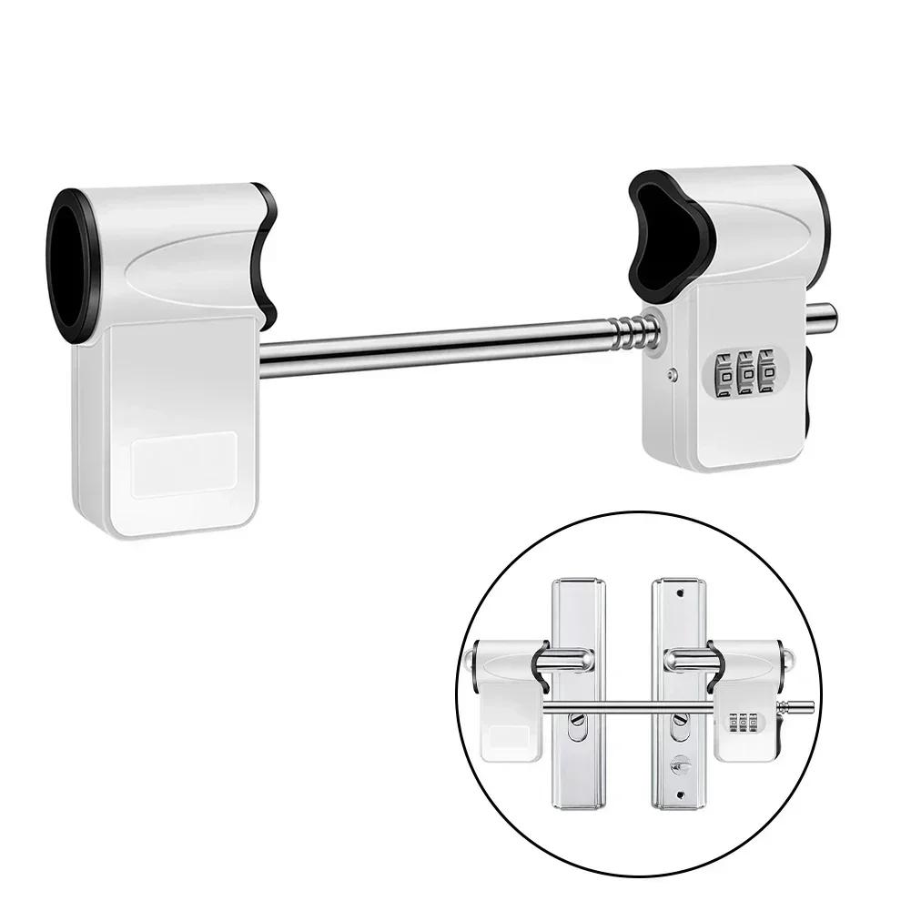 

Навесной кодовый замок с двойной дверцей, защита дома, 3-значный кодовый замок, сверхпрочная фурнитура для кодового замка с двойной дверцей