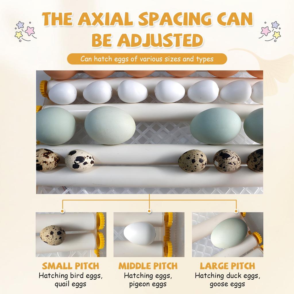 16/36 Egg Incubator for Hatching Chickens, Automatic Egg Turner, Clear Candler for Poultry, Duck, Goose Eggs