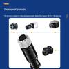 M12 12-Pin Type A Aviation Sensor Connector Cable