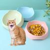 Pet Feeder Convenient Easy Cleaning Sturdy Smooth Edge Eco-friendly Feed Water Solid Color Ear Shape Food Water Feeder Pet Supplies