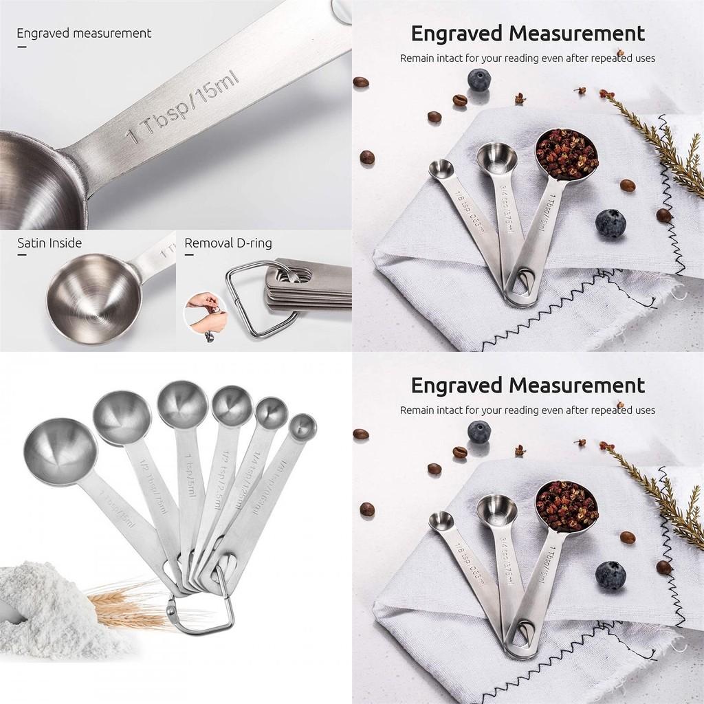 High Quality Stainless Steel Measuring Spoons With Gradation Ideal For Baking And Cooking