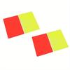 1/6Pcs Sports Referee Wallet Notebook - Soccer Football Tool with Red & Yellow Cards for Match Officials