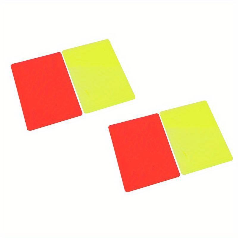 1/6Pcs Sports Referee Wallet Notebook - Soccer Football Tool with Red & Yellow Cards for Match Officials