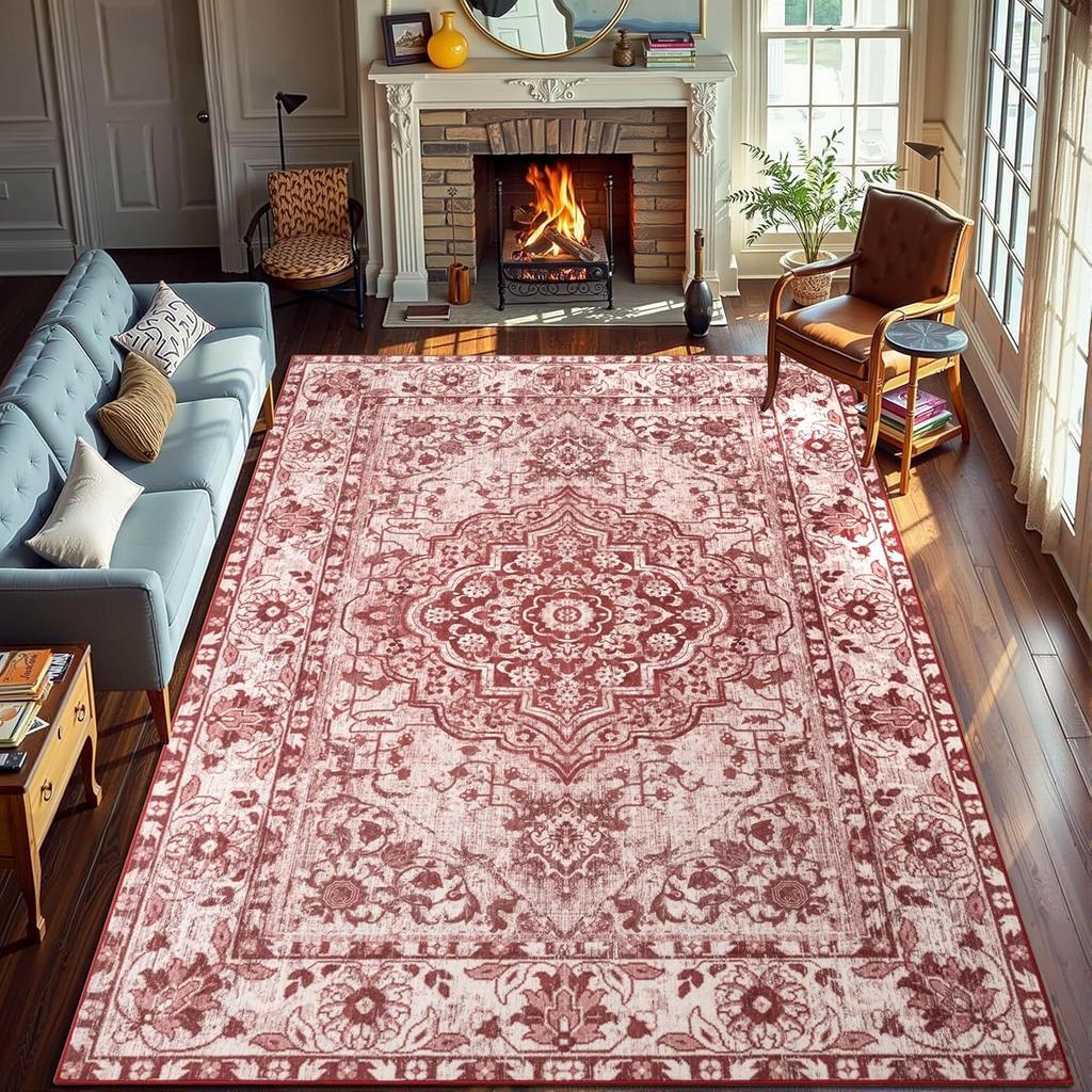 Living Room Carpet Dirt Resistant Coffee Table Mat Bedroom Easy To Maintain Bedside Carpet