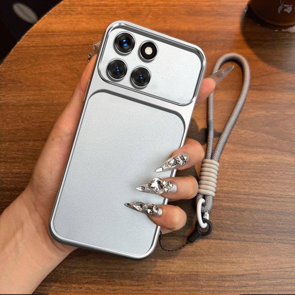 Luxury Big Window Phone Case with Lanyard for HONOR X8c,X8b,X8 5G,X7d 5G,X7c 5G,X6c,X6b,X6a,X5b Plus Premium Textured Casing