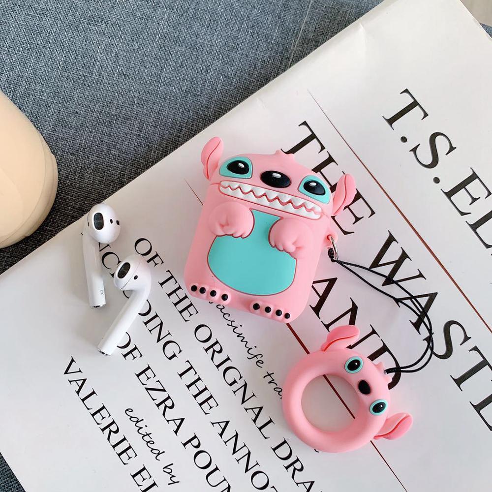 Buy For Airpods 2 Case Silicone Stitch Cartoon Cover For Apple Airpods Case  Cute Earphone 3D Headphone Case For Earpods Christmas at affordable prices  — free shipping, real reviews with photos — Joom