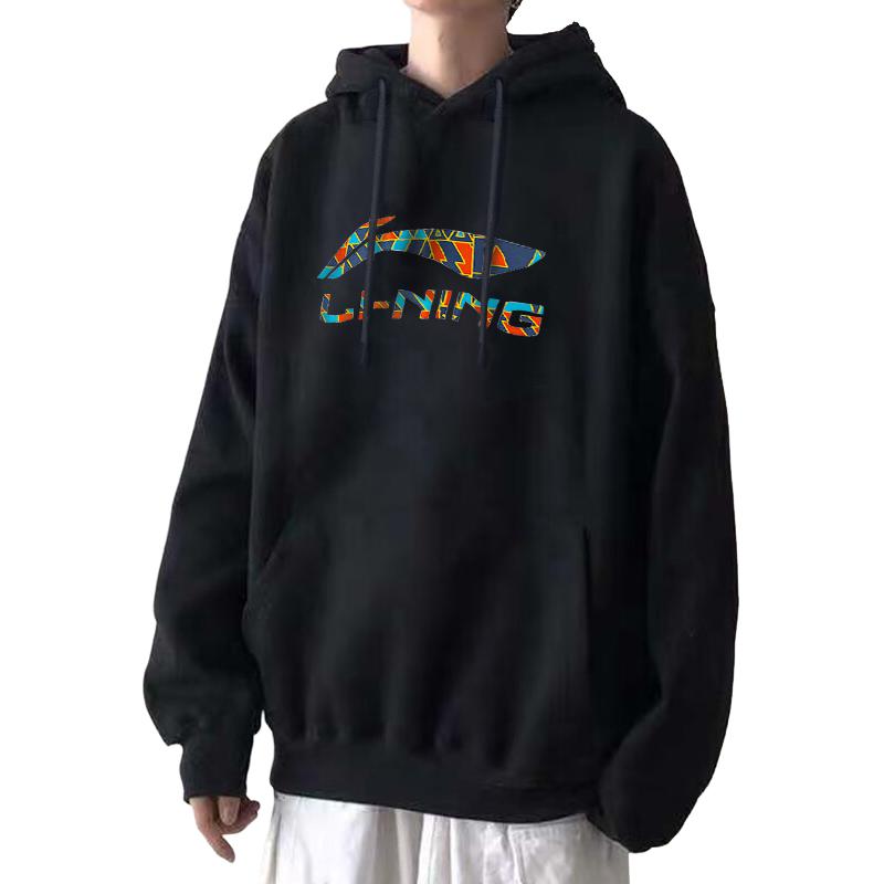 Li Ning Sweatshirts Unisex Hooded Thickened Regular YWDU355