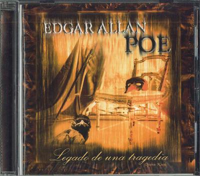 CD LEGADO DE UNA TRAGEDIA - Edgar Allan Poe SR0485 DFX Espanha Rock Usado