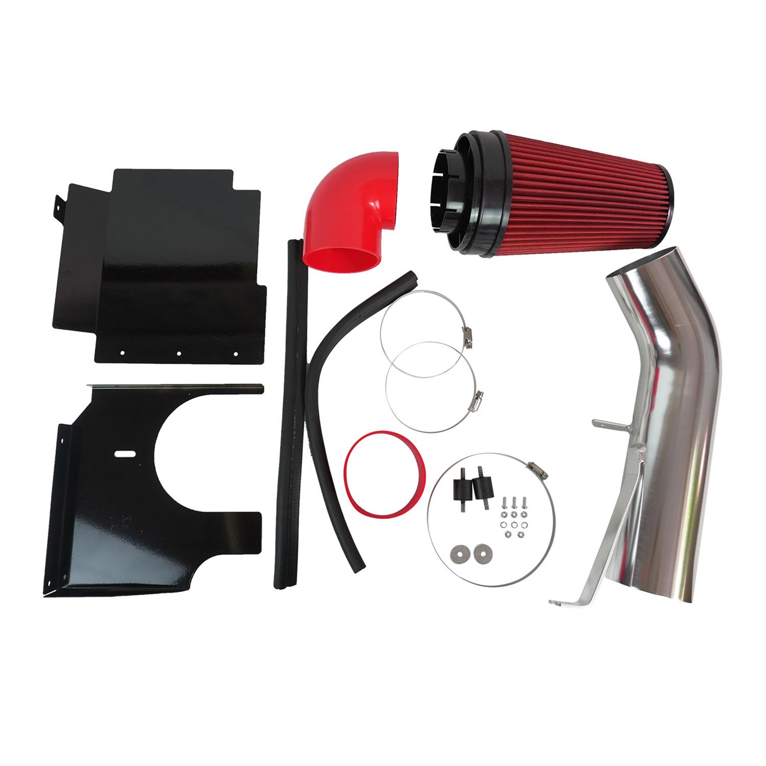 

Air Intake Pipe Kit with Air Filter for Cadillac Escalade Chevrolet Avalanche Silverado Suburban Tahoe GMC Sierra Denali Yukon Silver red