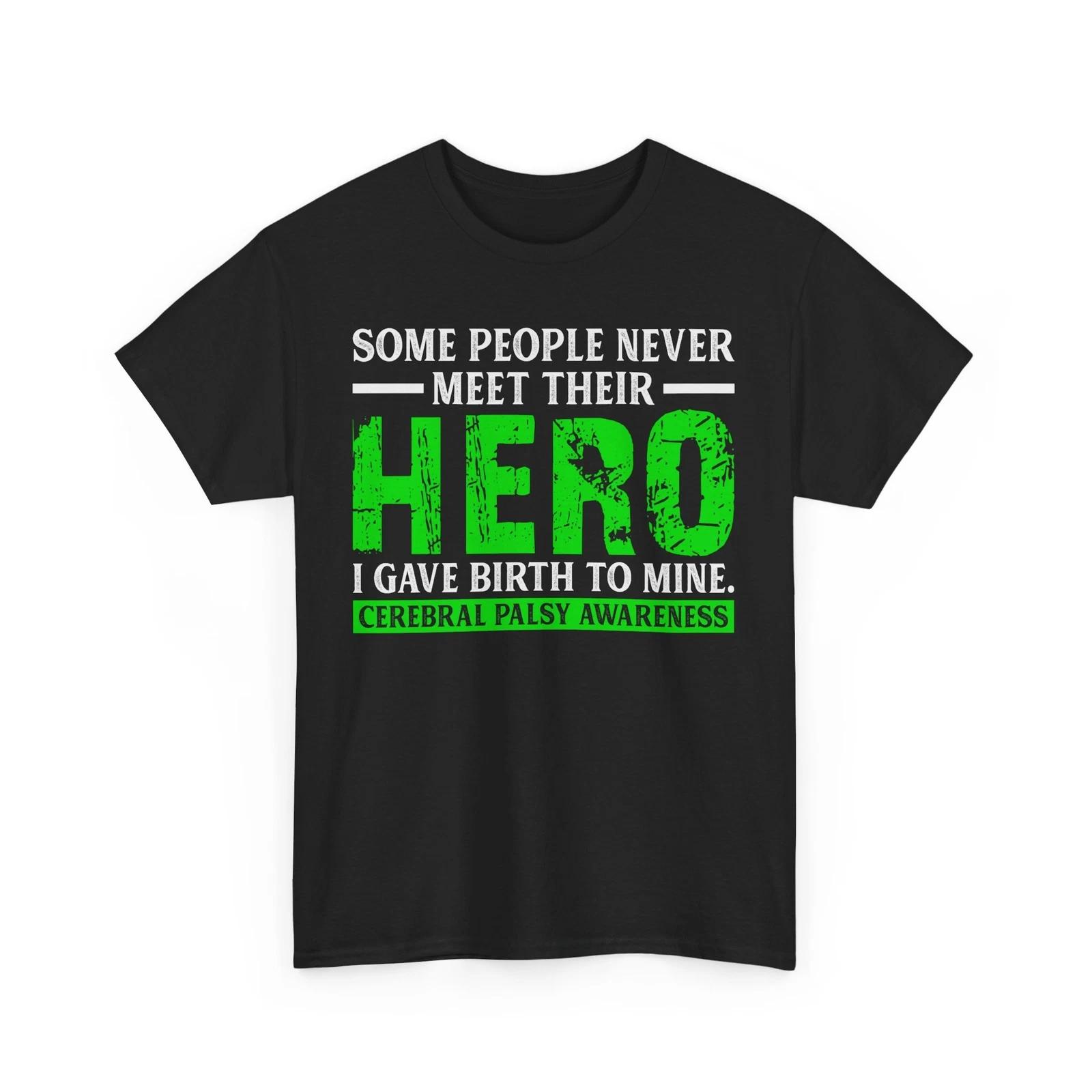 Superhero Comics T-Shirt | Funny Hero Fan Tee | cerebral palsy awareness Shirt S
