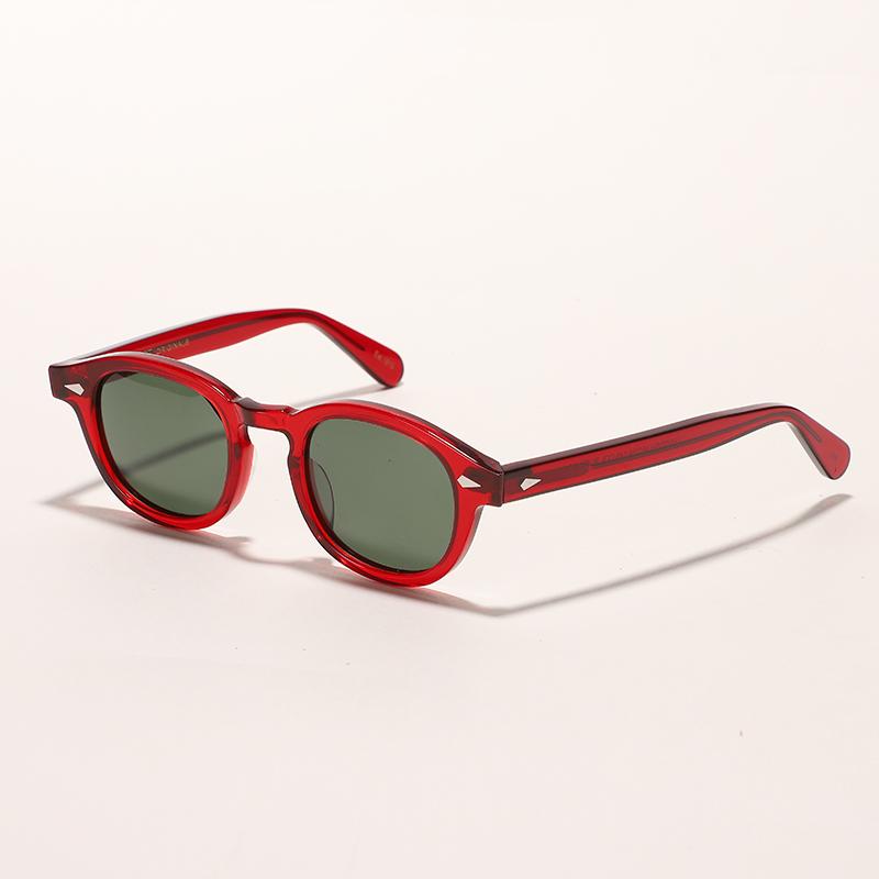 Retro Johnny Depp Sunglasses Men Women Polarized Sun Glasses Brand Vintage Acetate Frame For Male Eyeglasses Eyewear