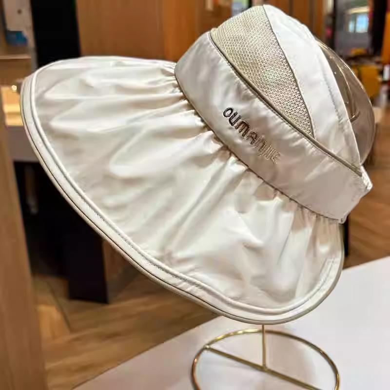 Sun Stylish Commuting Hat Women With Wide Brim Lightweight Sunshade Breathable