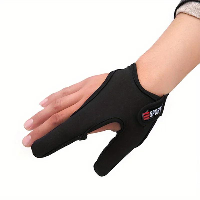 Non-slip Fishing Gloves  Finger Protector  2 Fingers  Breathable Waterproof