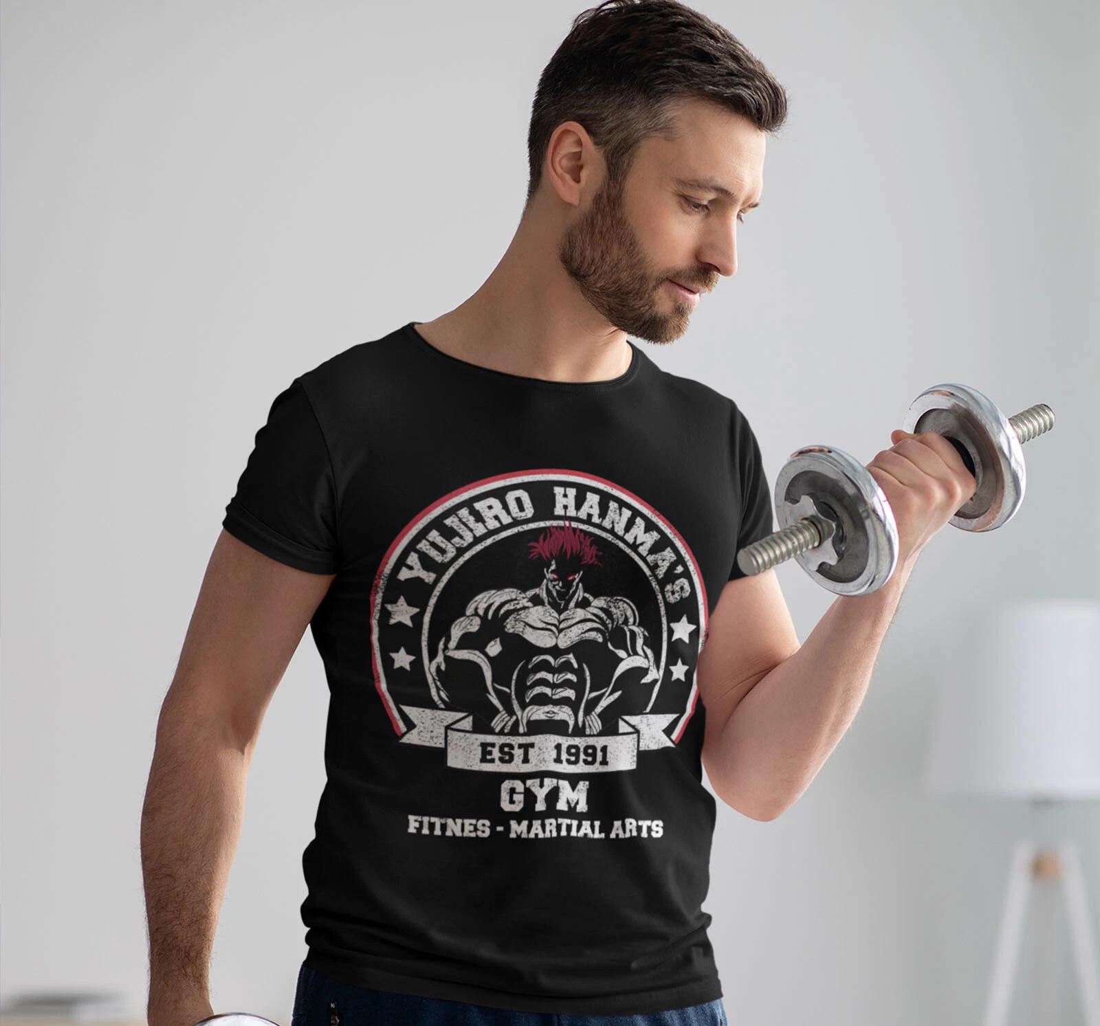 

Футболка Юдзиро Ханма Baki the Grappler, Манга Юдзиро Ханма Baki, Аниме, Графическая футболка S