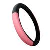PU Leather Steering Wheel Cover with Breathable Material and Anti Slip Features for 15 Inch Car Wheels Improving Driving Safety