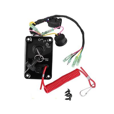 Outboard Single Electric Key Switch Panel Set for Yamaha Outboard 704-82570-12-00