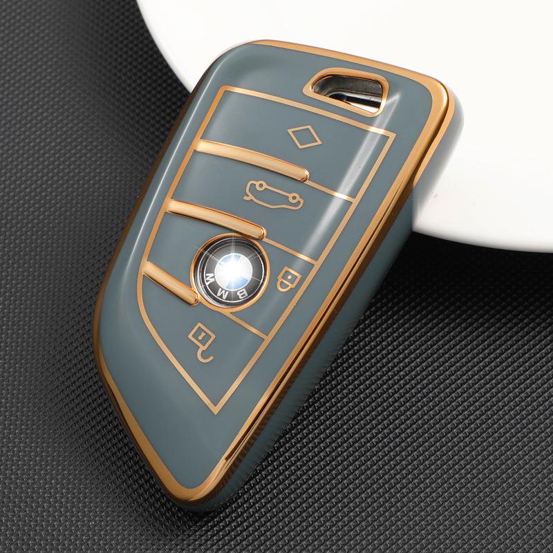 Applicable To BMW Key Cover 525/530li Blade Case 3 Series X1X2X3X5X7 Car 1 Series 4 Series Protective Case Female