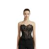 European Royal Court Style Lace Bustier - Body Shaping Mesh Top