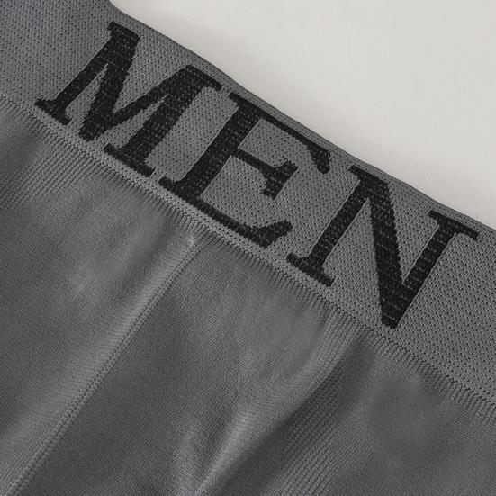 Men Briefs Letter Low Waist Alphabet Waistband Stretch Close Fit Sexy Seamless Panties