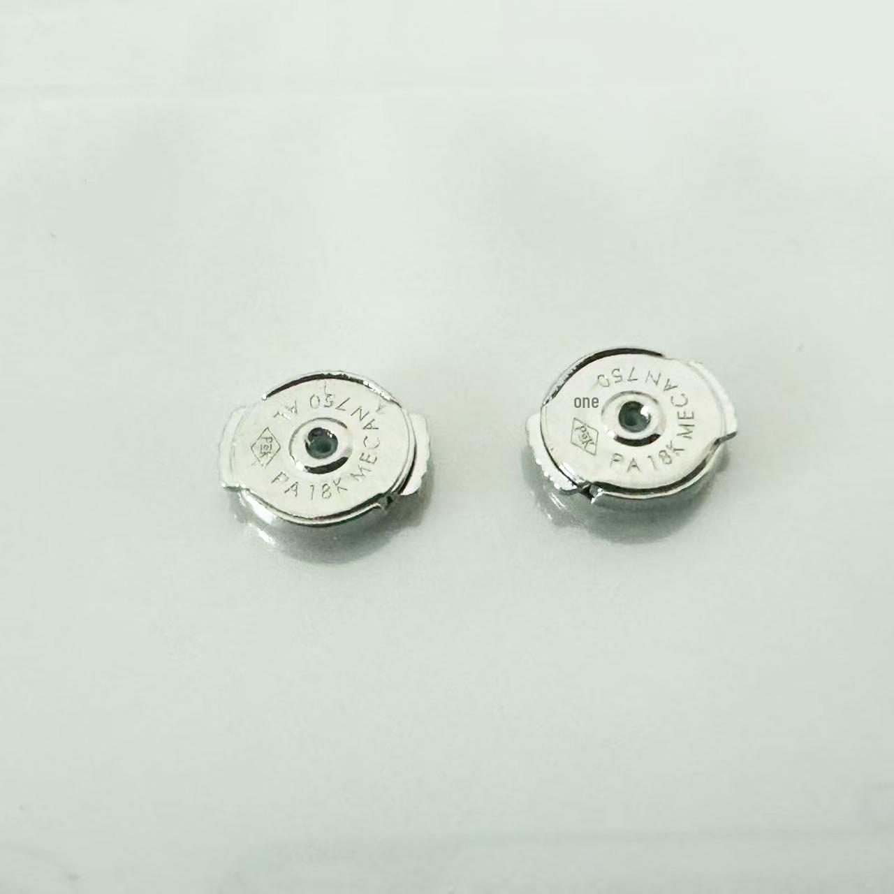 Mei Jia 18K Rose Gold Water Drop Diamond Earrings Thick Gold Plating (Color Retention 1 Year)