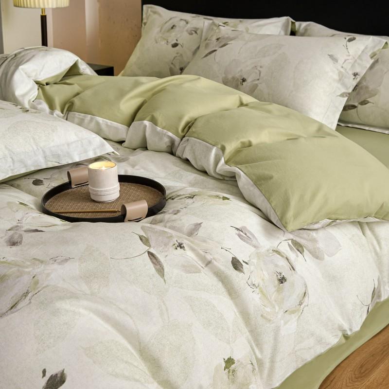 100% Cotton Flannel Bedding Set Soft Breathable All Season Luxury Home Bedroom Linens