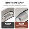 AAAPX1 Car Roof Armrest Inner Door Pull Handle Protection Case Suede Cover For BMW M LOGO Leather1 3 5 7 Series X1 X3 X5 X6 M Sports