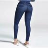 Slim Fit Jeans Women's Elastic Waist High Waist 2025 Spring Summer New Style Plus Size Small Foot Pants Long Jean Female Model