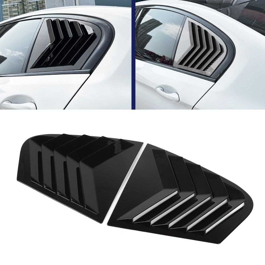 P  of Rear Side Window Louver Cover Left Right Rear Window   Vent Scoop Shades Cover for 5 Series G30 2018-2023