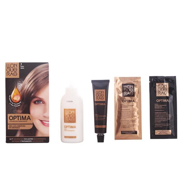 LLONGUERAS OPTIMA hair colour 7 rubio medio