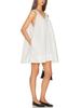 2026 European V-Neck Sleeveless Lace Patchwork Pleated Dress for Women