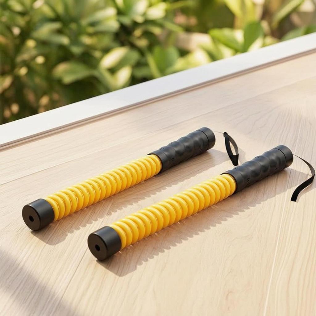 Cordless Battle Ropes Ergonomic Rope with Weighted Handles