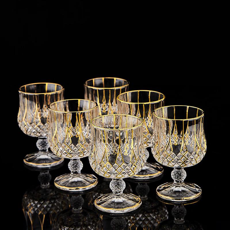 Handun Crystal Whiskey Decanter Set with 2 Glasses