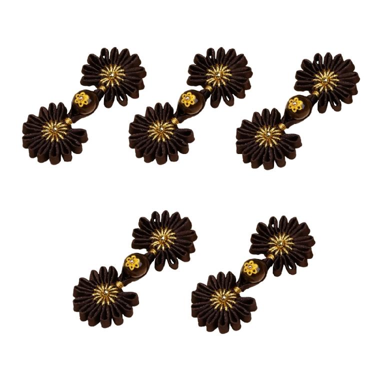 Squisito Bottone Nodo Orientale Fatto a Mano Bottoni da Cucito in Tessuto Chiusure Per Cheongsam Abiti da Sposa Cucito Artigianato