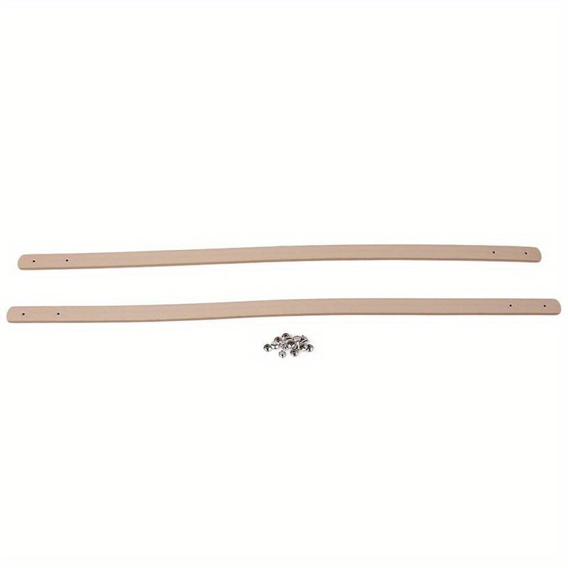 

DIY PU Leather Bag Strap Multicolour Detachable Replacement Handbag Band Handle Belts Shoulder Bags Tote Short Straps Straight Bag 1set бежевий