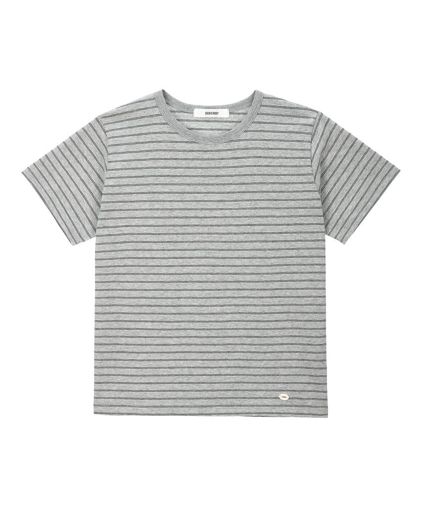 Kwinseulaebis Basil Stripe Round-Neck T-Shirt