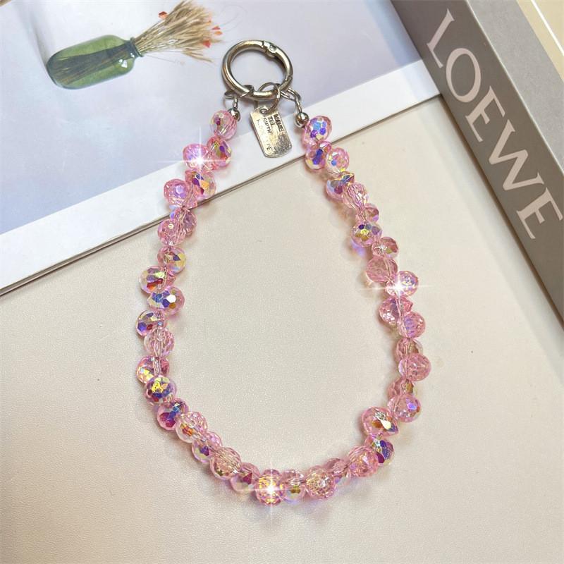 Water Crystal Phone Lanyard With Pvc Chain For Women And Men Personal Accessories