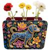 DIY Diamond Painting Wooden Tube Vase Two-Sided Pattern 5D DIY Vase Diamond Painting Kit for Adults Gift Idea Home Office Decor