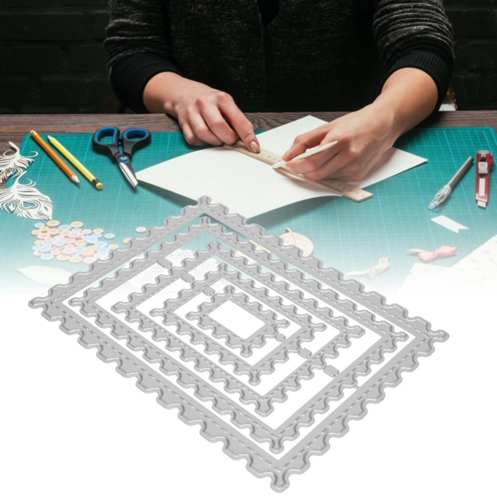Thin Frame Carbon Steel Die Solid Embossing Die Paper Die Rectangle Frame Die Paper Craft